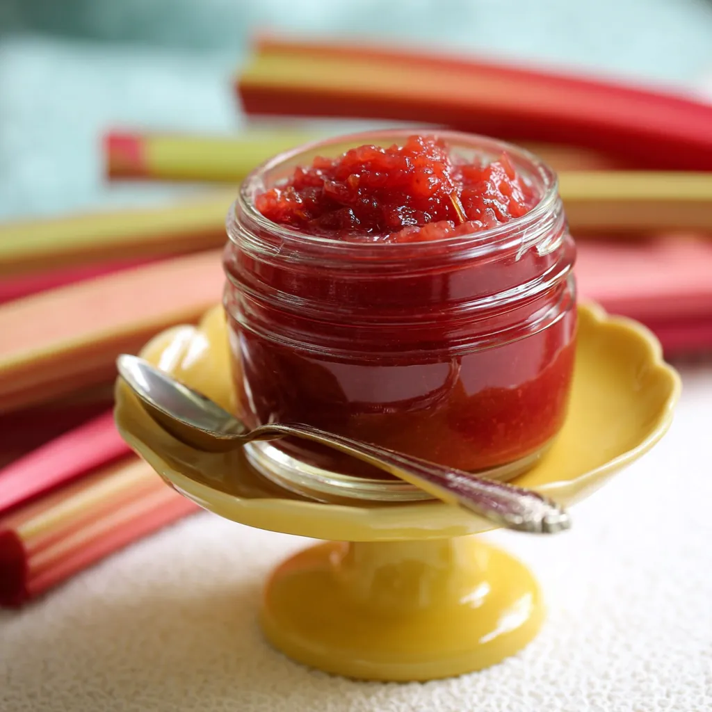 Simple Rhubarb Butter: Easy Sweet-Tart Spread for Spring 4 Simple Rhubarb Butter