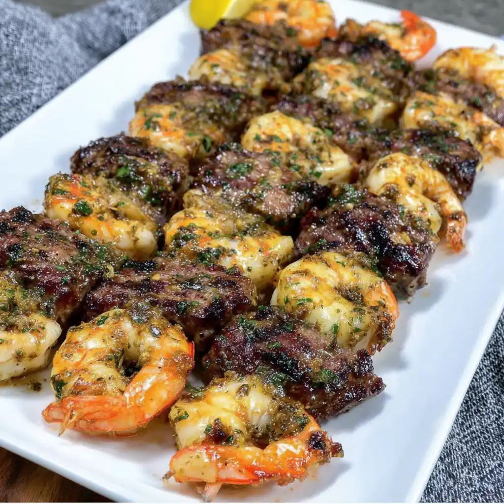 Steak and Shrimp Kabobs
