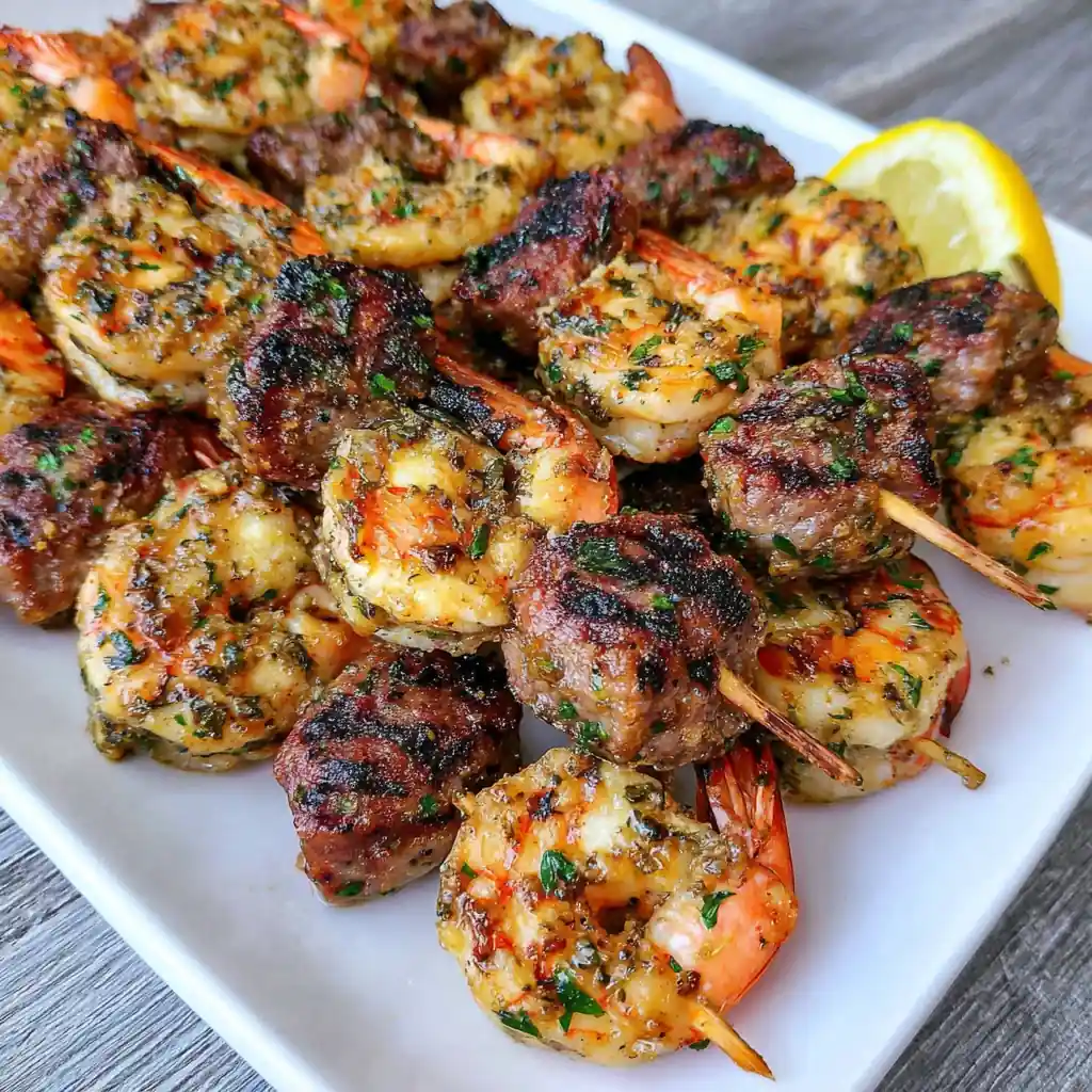 Steak and Shrimp Kabobs
