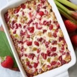 Strawberry Rhubarb Custard
