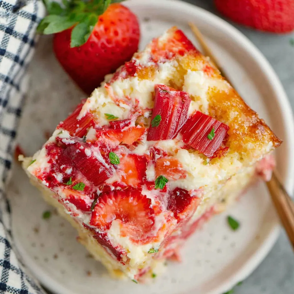 Strawberry Rhubarb Custard: A Delicious Summer Dessert You’ll Love 4 Strawberry Rhubarb Custard
