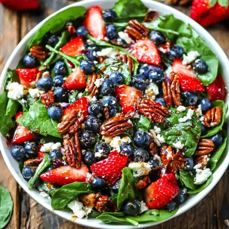 Strawberry Spinach Salad
