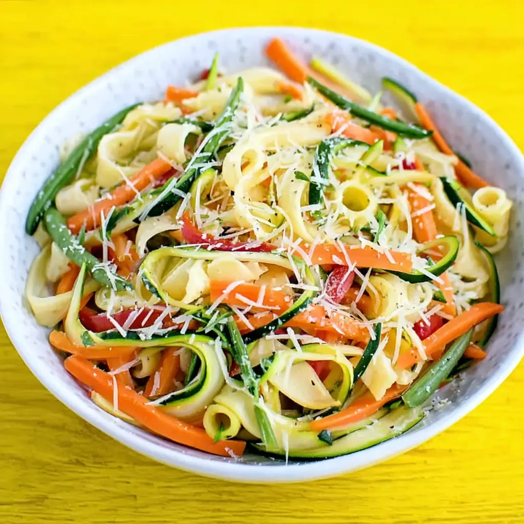 Summer Vegetable Ribbon Salad