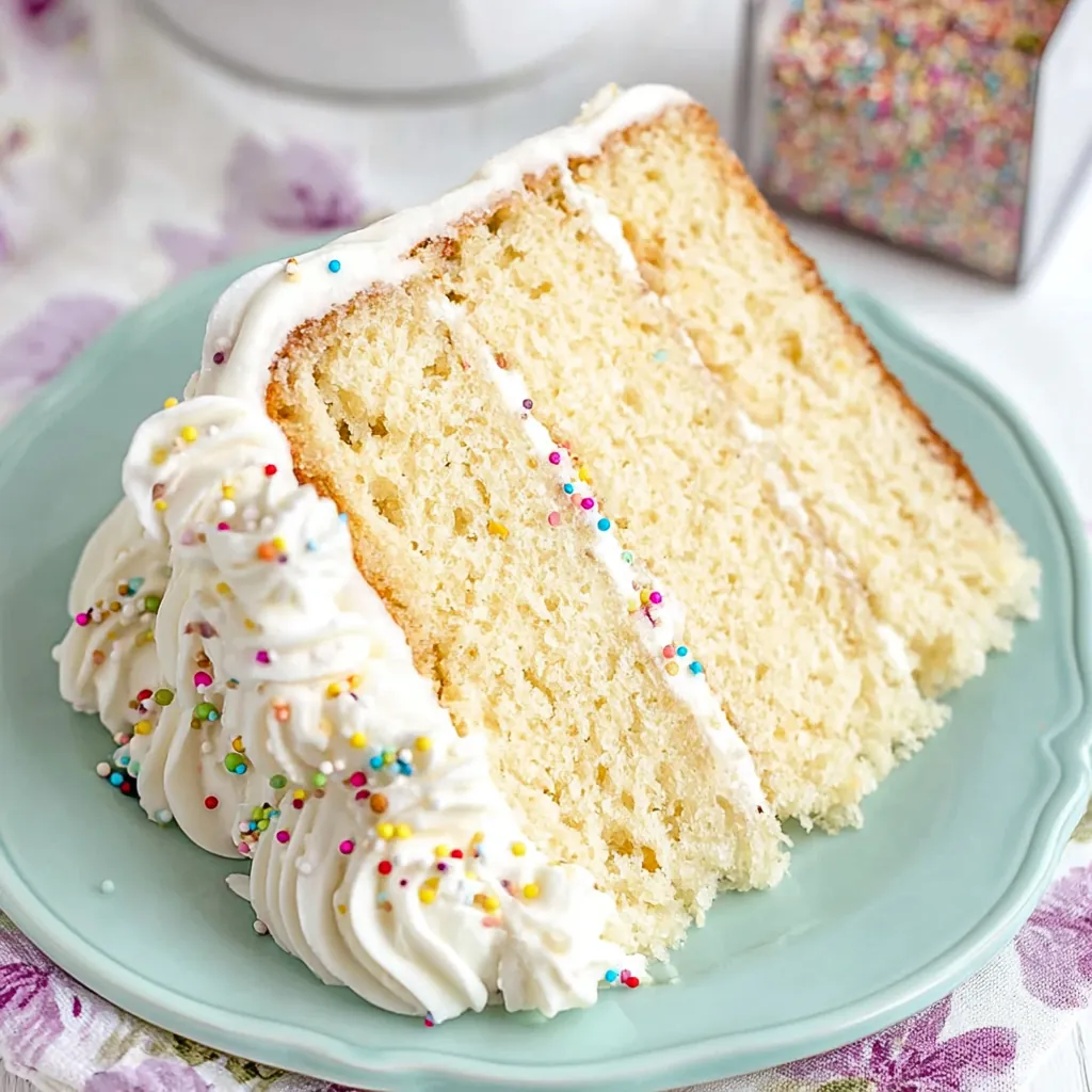 Vanilla Cake Recipe – Amazing Homemade Classic Layer Cake 4 Vanilla Cake
