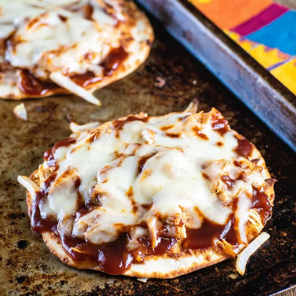BBQ Chicken Tostadas