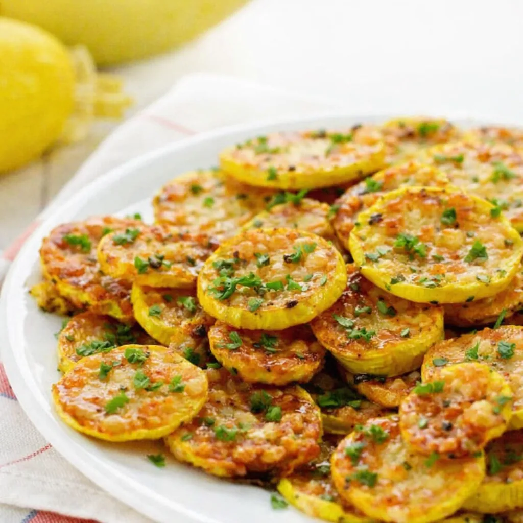 Baked Parmesan Yellow Squash