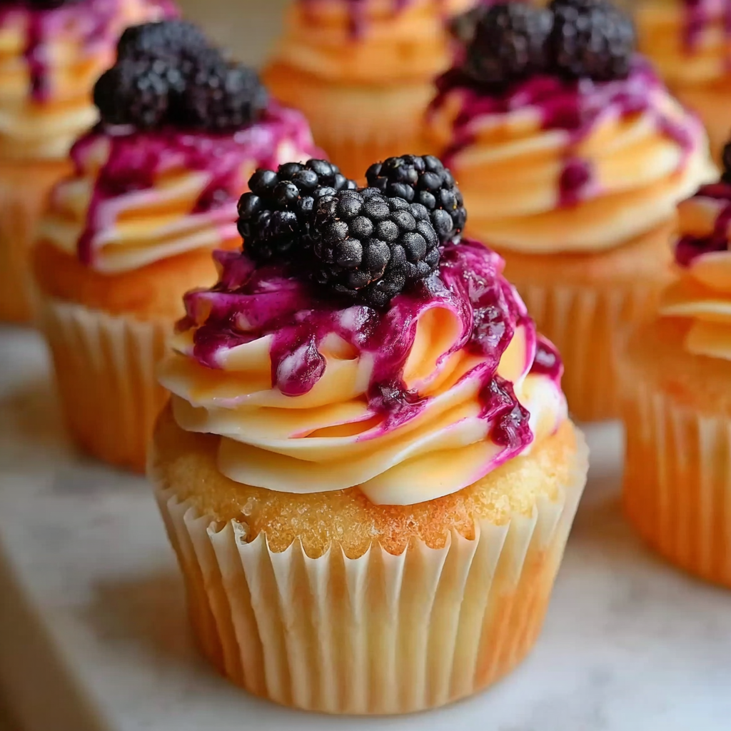 Blackberry Cheesecake Cupcakes: Amazing Creamy Berry Dessert 4 Blackberry Cheesecake Cupcakes