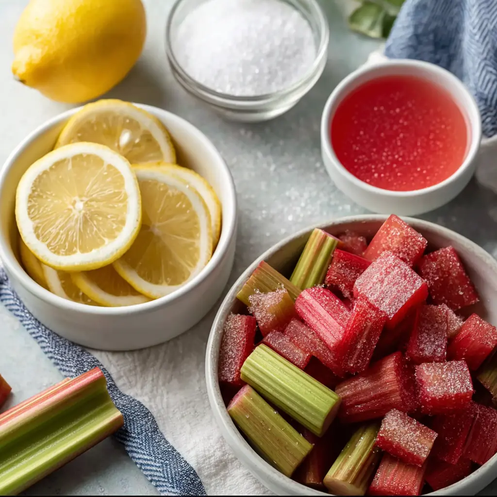 Candied Rhubarb