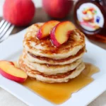 Cinnamon Peach Pancakes