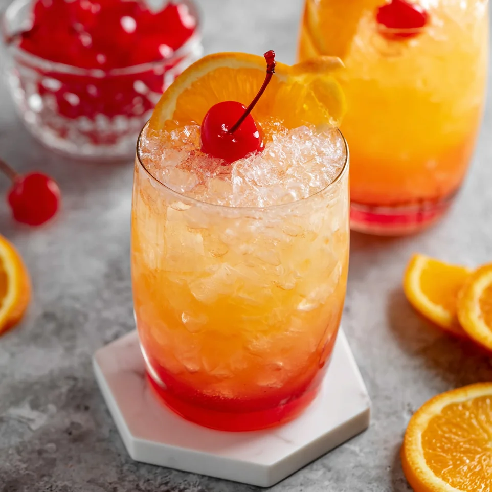 Cranberry Sunrise Mocktail