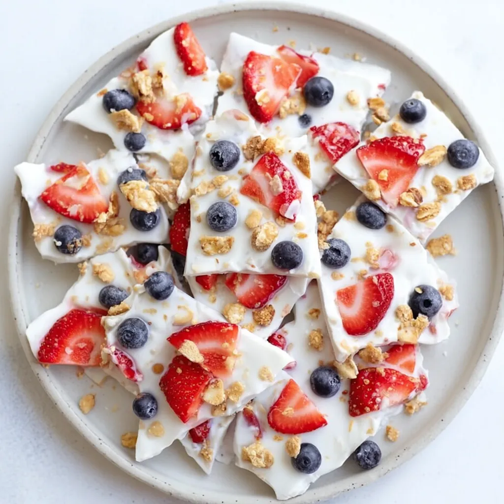Frozen Yogurt Bark