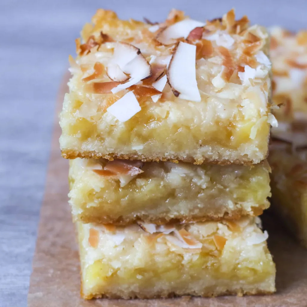 Hawaiian Pineapple Cheesecake Bars