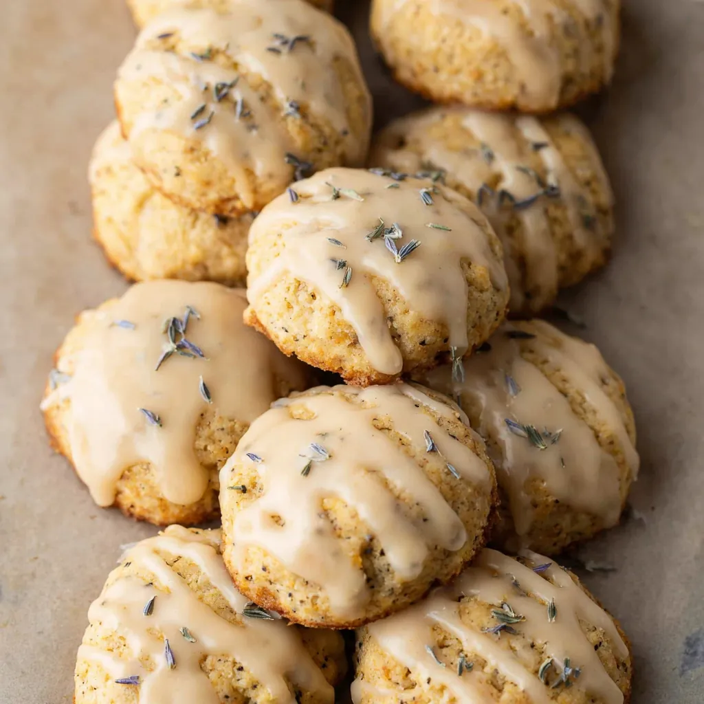 Lavender Cookies Recipe with Bright Lemon Glaze 4 Lavender cookies