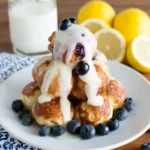 Lemon Blueberry Pancake Poppers