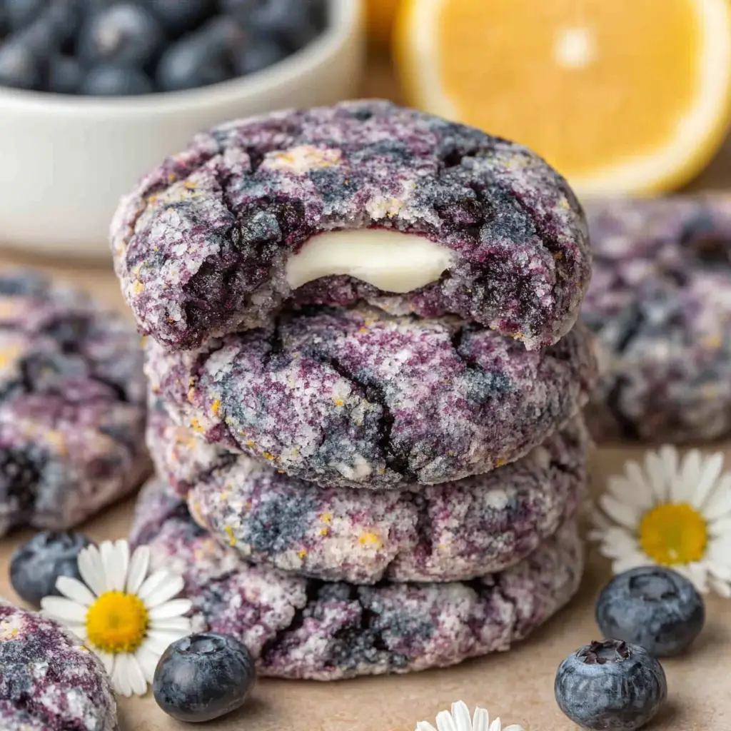 Lemon Blueberry Cheesecake Cookies That Taste Amazing 4 Lemon blueberry cheesecake cookies