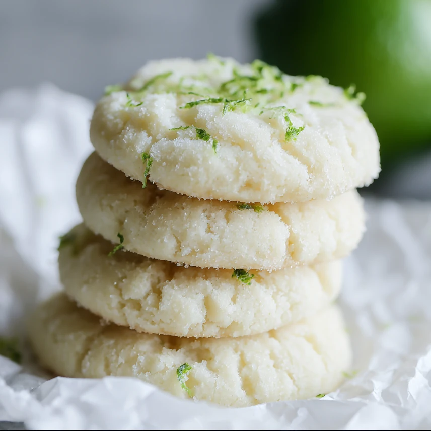 Lime Crinkle Cookies