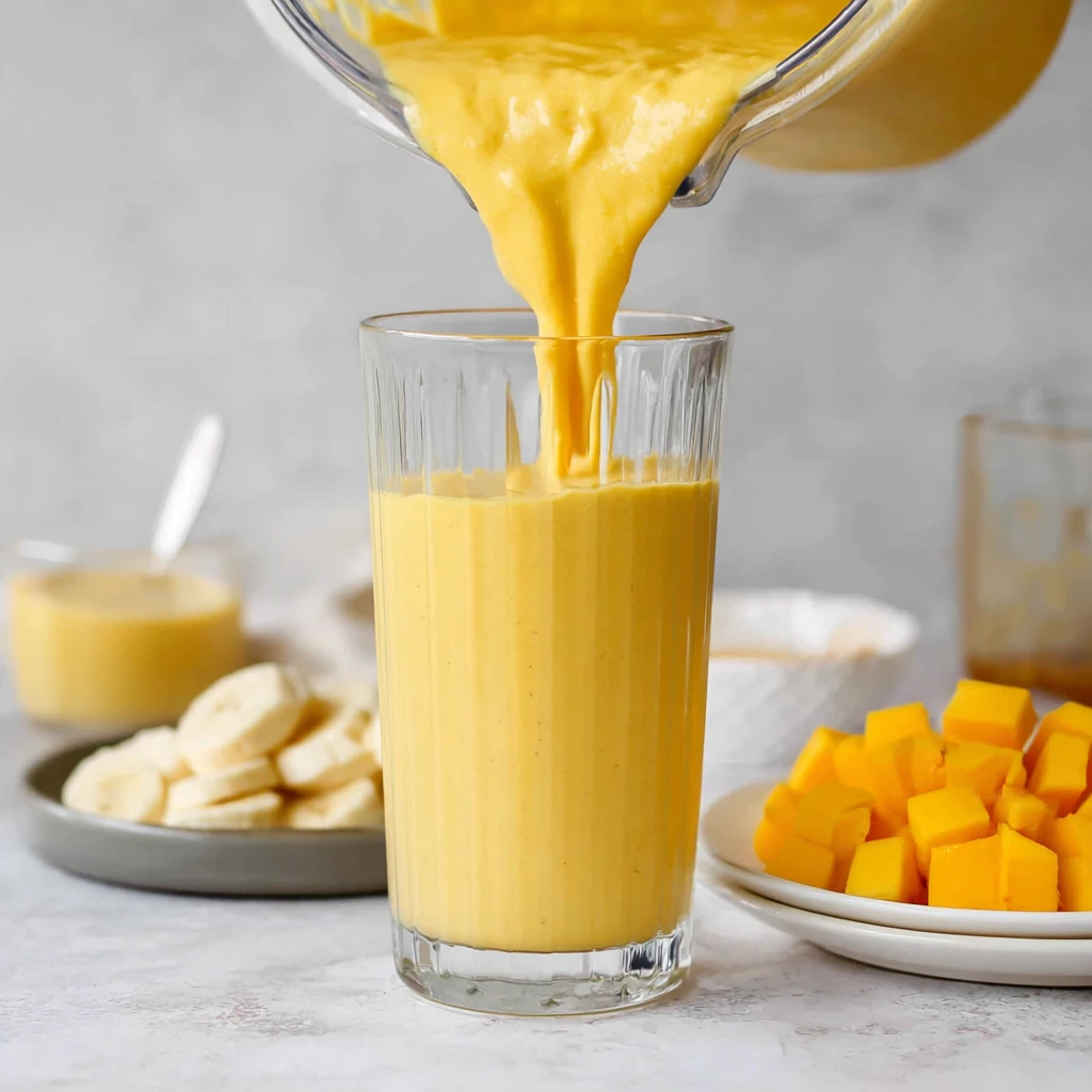 Mango Coconut Milk Smoothie