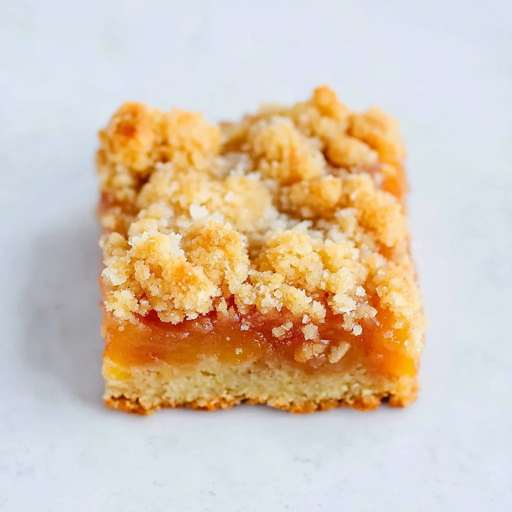 Mango Oatmeal Crumble Bars