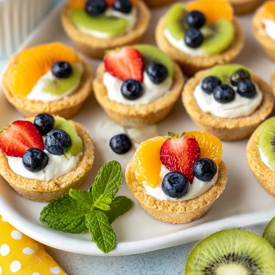 Mini Fruit Tarts Recipe: Easy & Delicious Bite-Sized Desserts 4 Mini Fruit Tarts