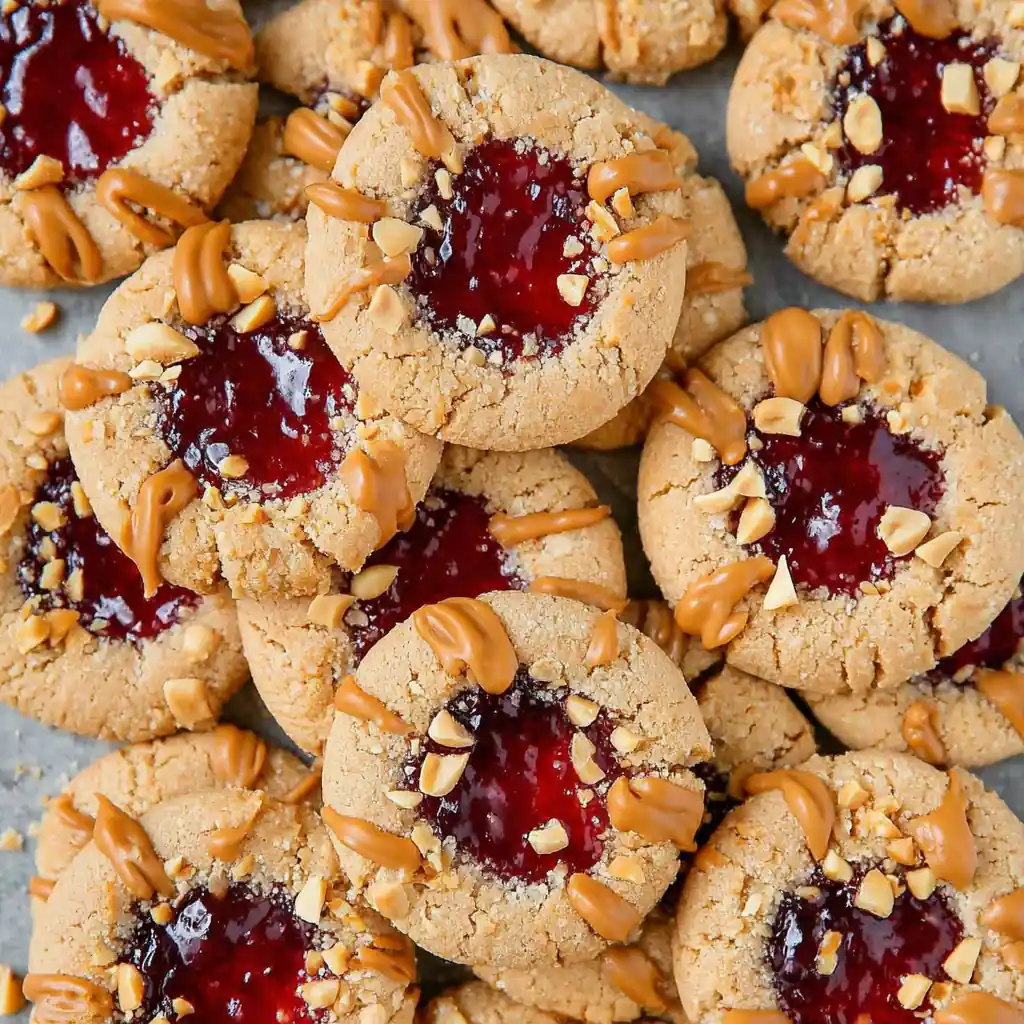 Peanut butter and jelly cookies