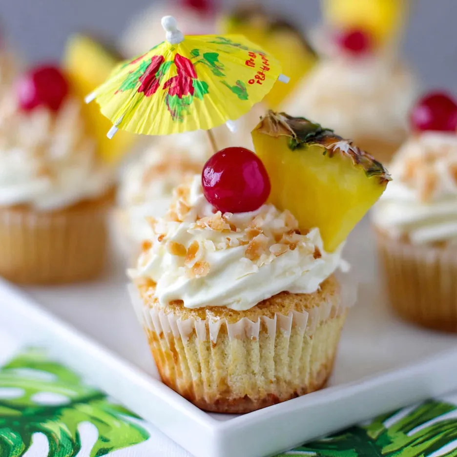 Pina Colada Cupcakes