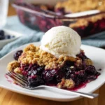 Saskatoon Berry Crisp