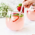 Strawberry Basil Spritzer
