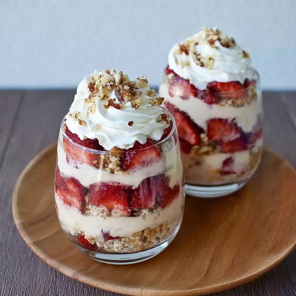 Strawberry Pretzel Parfait