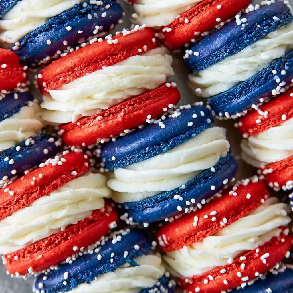 4th of July Macarons