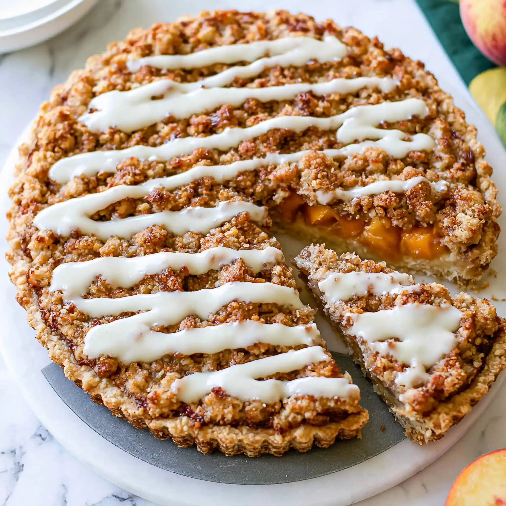 Brown Butter Peach Tart