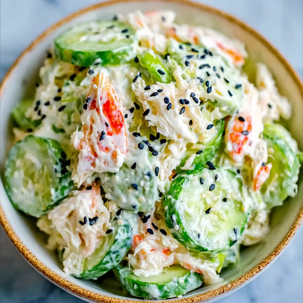 California Roll Cucumber Salad