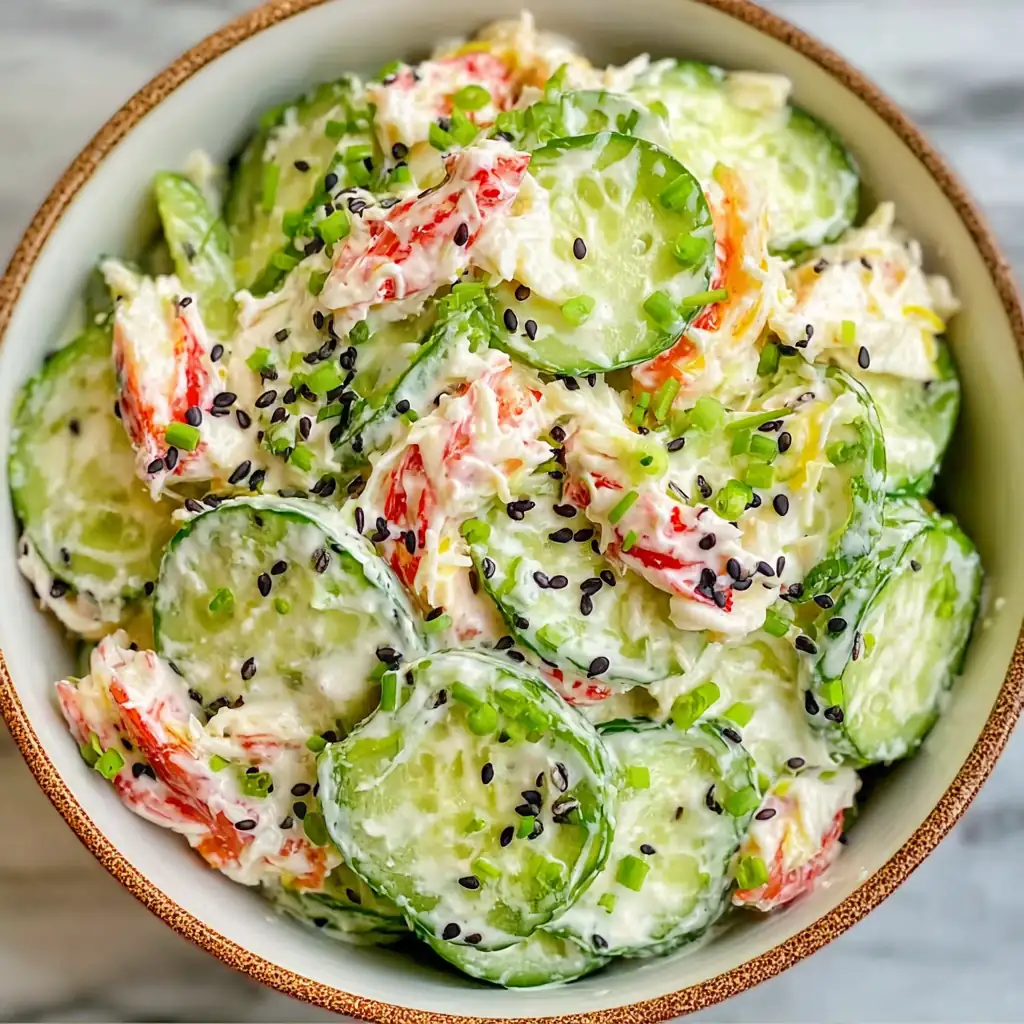 California Roll Cucumber Salad