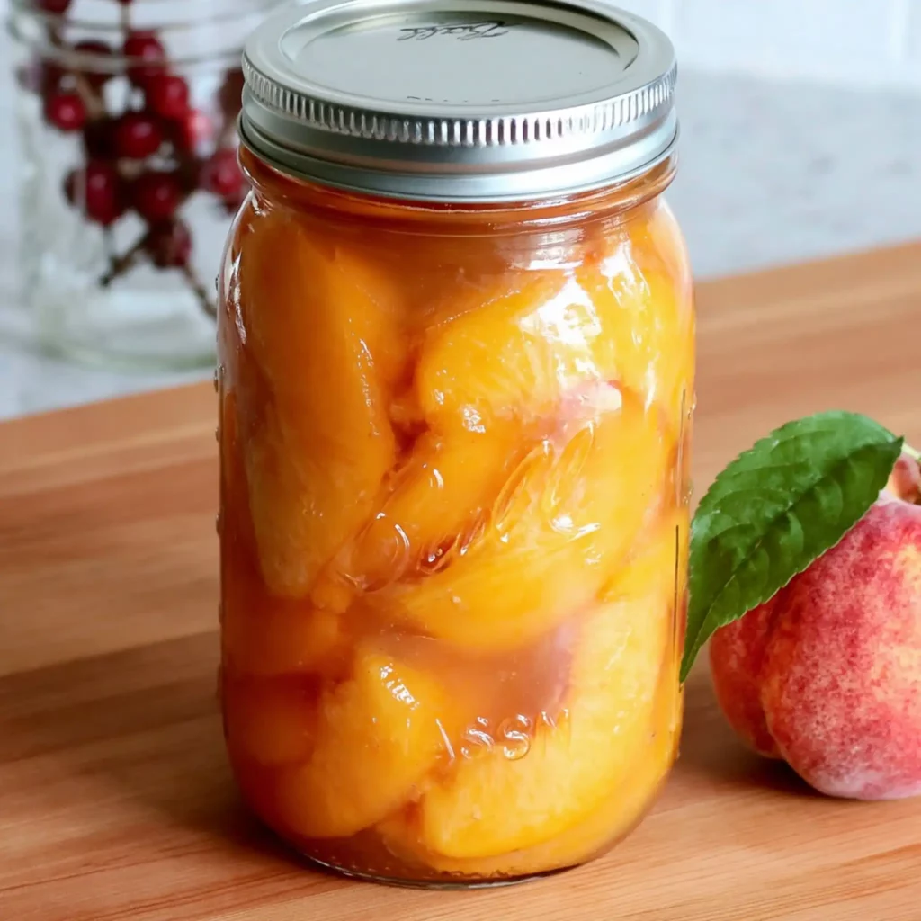 Canning Peaches