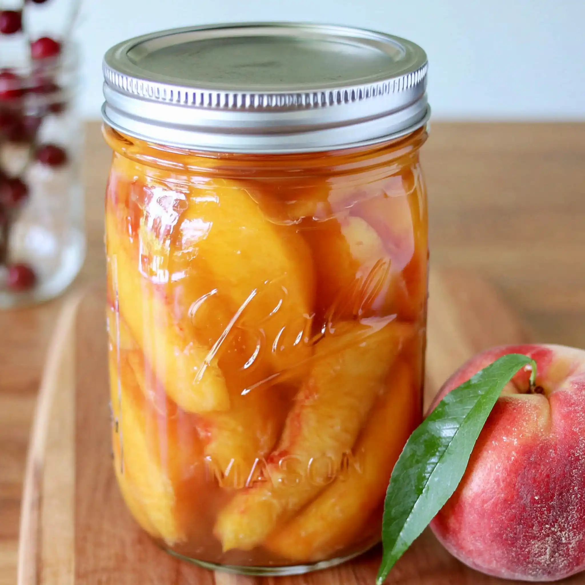 Canning Peaches
