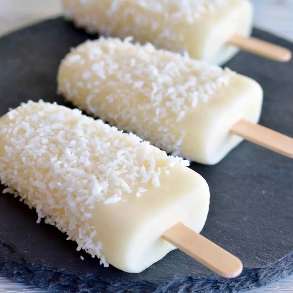 Coconut Mango Popsicles