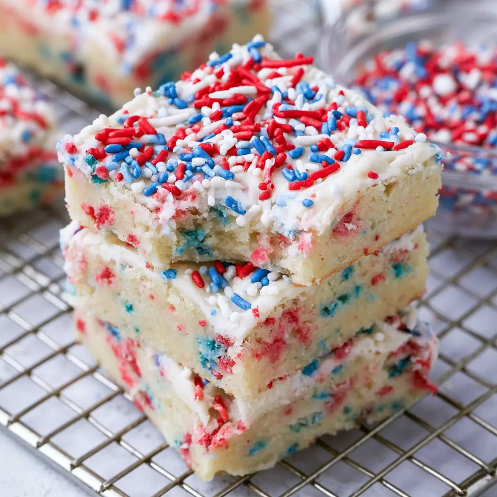 Fireworks Sugar Cookie Bars That Deliver a Festive and Easy Treat 4 Fireworks Sugar Cookie Bars