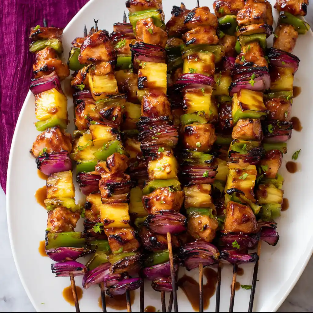 Hawaiian Chicken Kabobs
