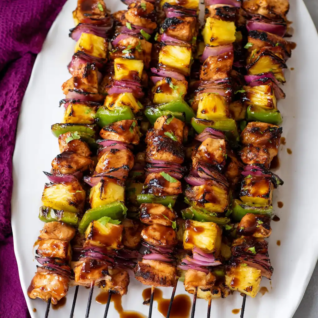 Hawaiian Chicken Kabobs