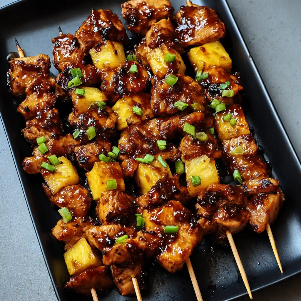 Hawaiian Chicken Skewers