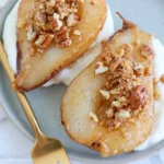 Honey Vanilla Baked Pears