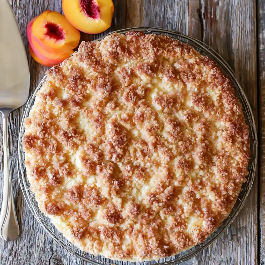 Italian Peach Crumb Cake