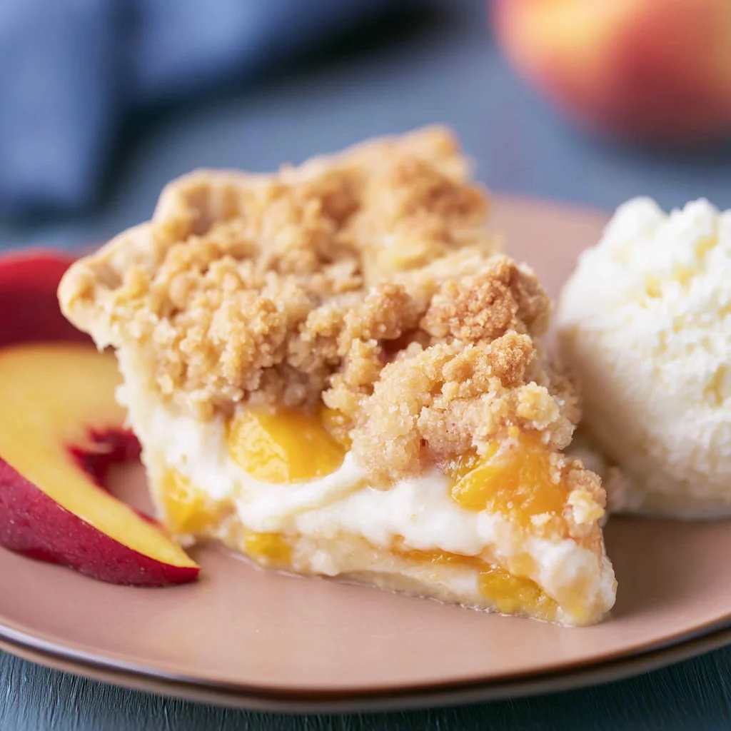 Italian Peach Crumb Cake