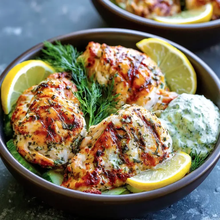 Lemon-Dill Chicken Bowls