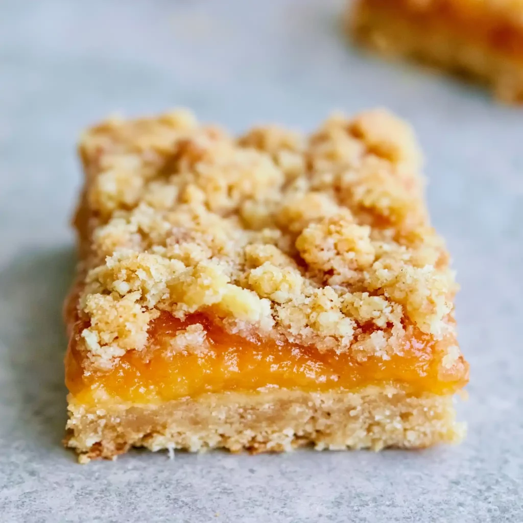 Mango Oatmeal Crumble Bars