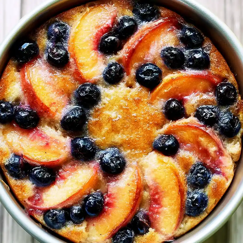 Peach Blueberry Cake