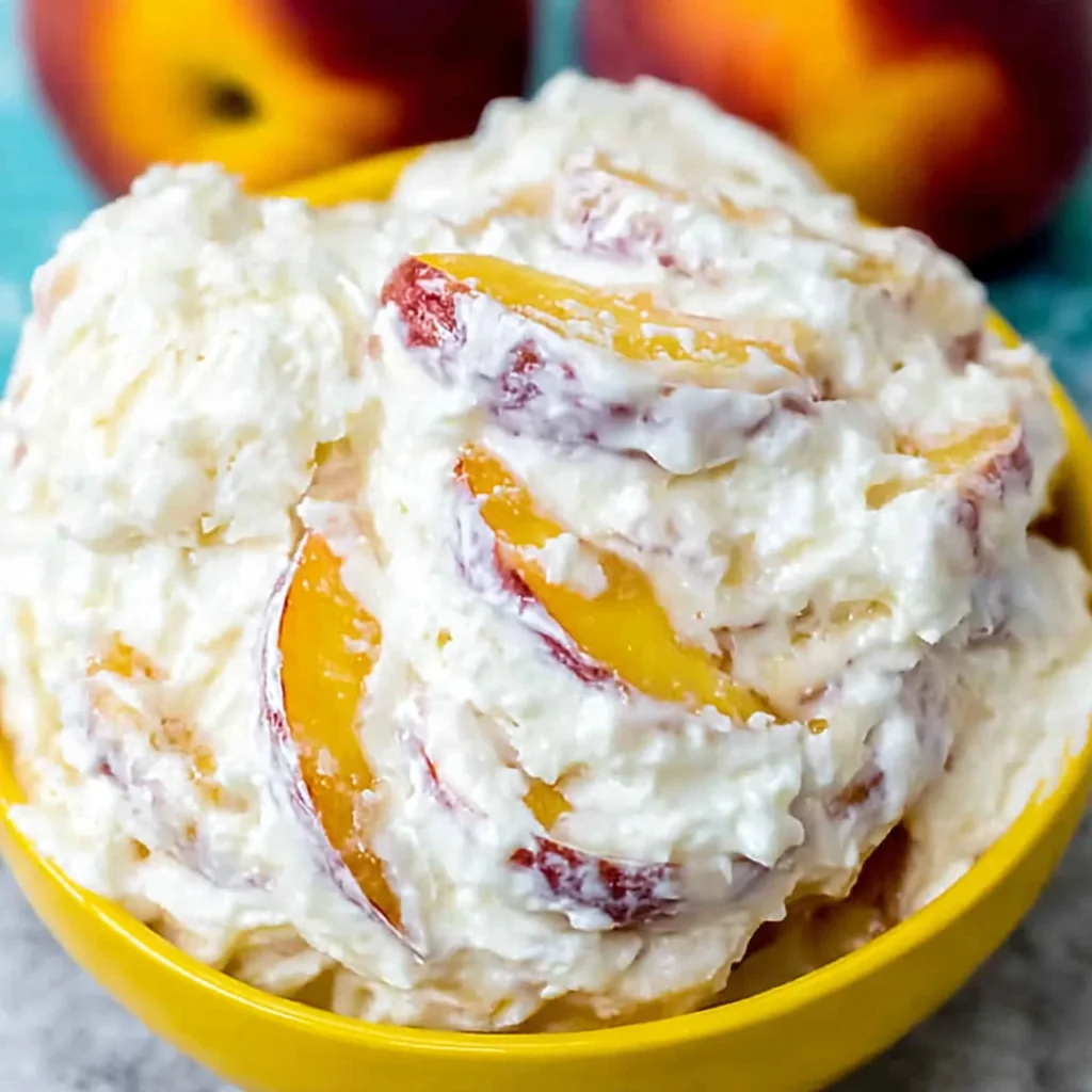 Peach Cheesecake Salad