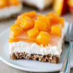 Peach Pretzel Salad Dessert