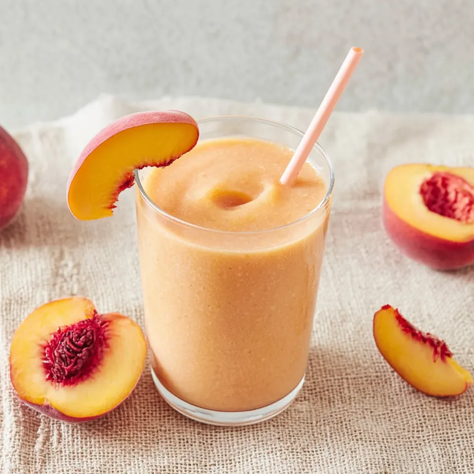 Peach Strawberry Smoothie