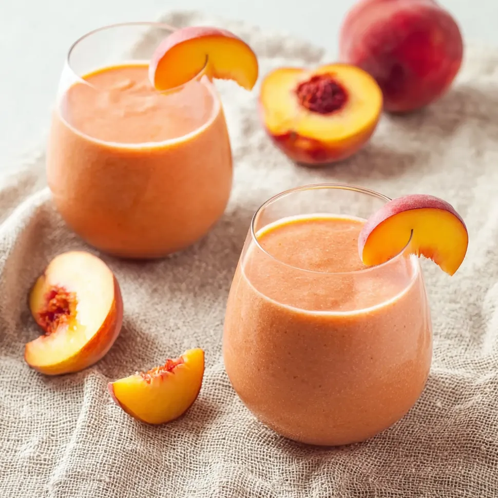 Peach Strawberry Smoothie