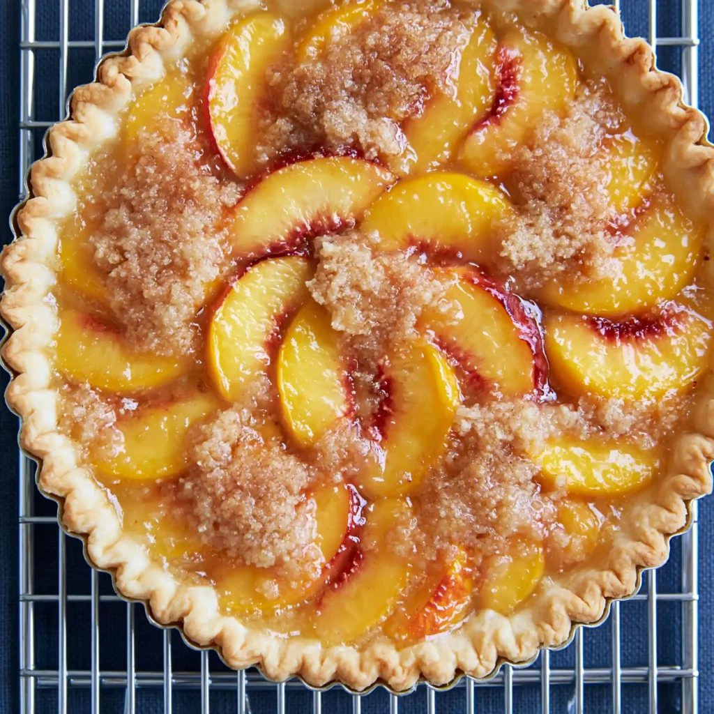 Peach Tart Recipe for a Beautiful Summer Dessert 4 Peach Tart